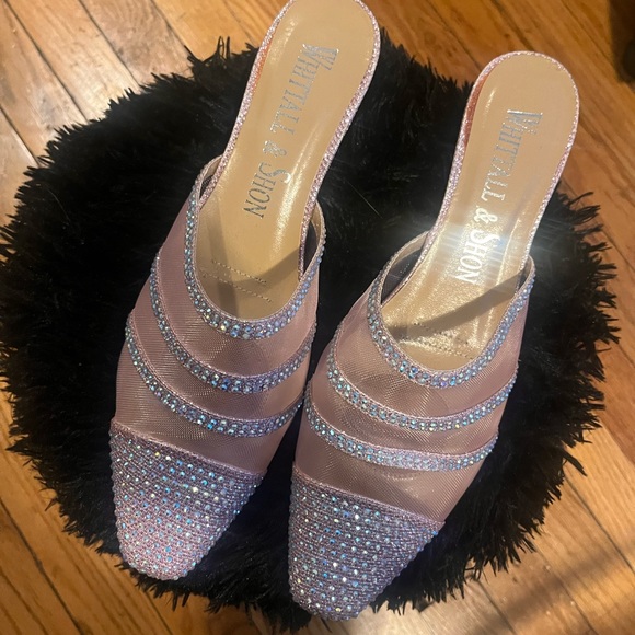 Sparkle flats with kitten heel - Picture 3 of 3